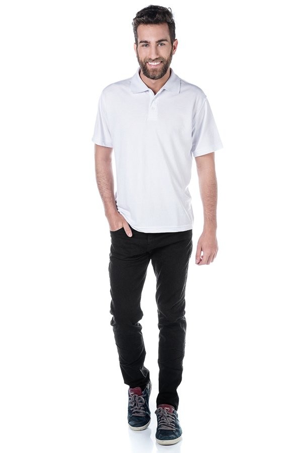 Camisa Polo Branca