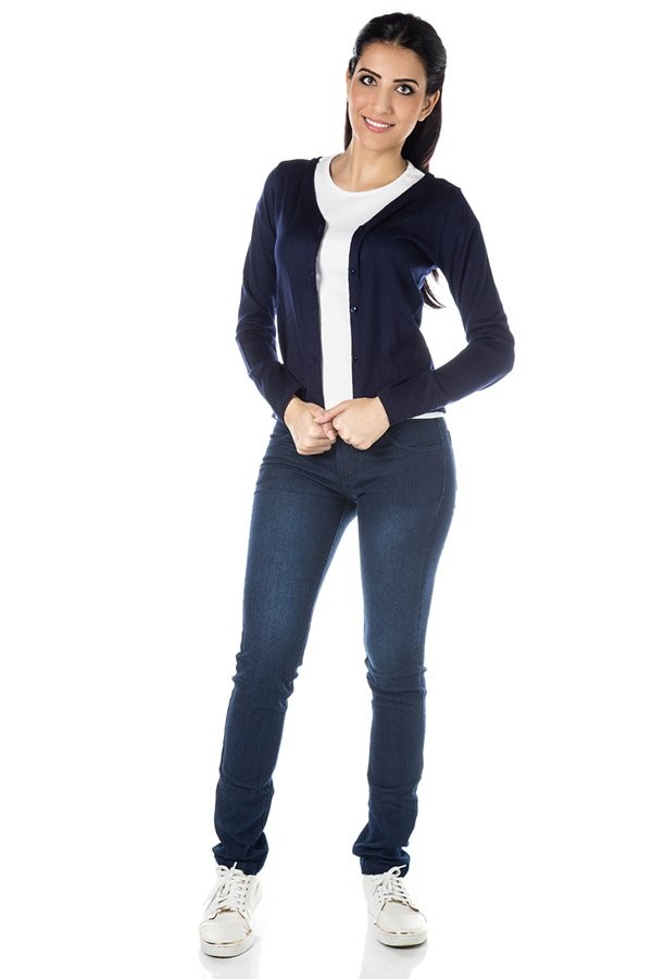 Cardigan Azul Marinho