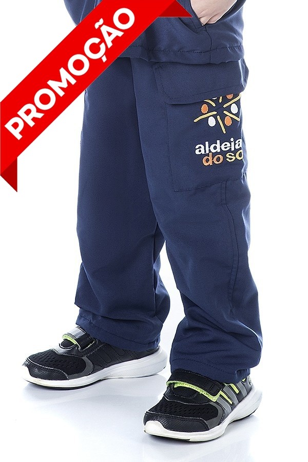 Calça de Nylon com Forro (OUTLET)