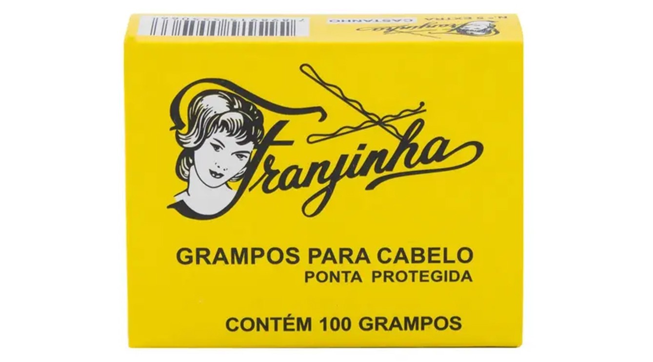 Grampo para Cabelo Castanho