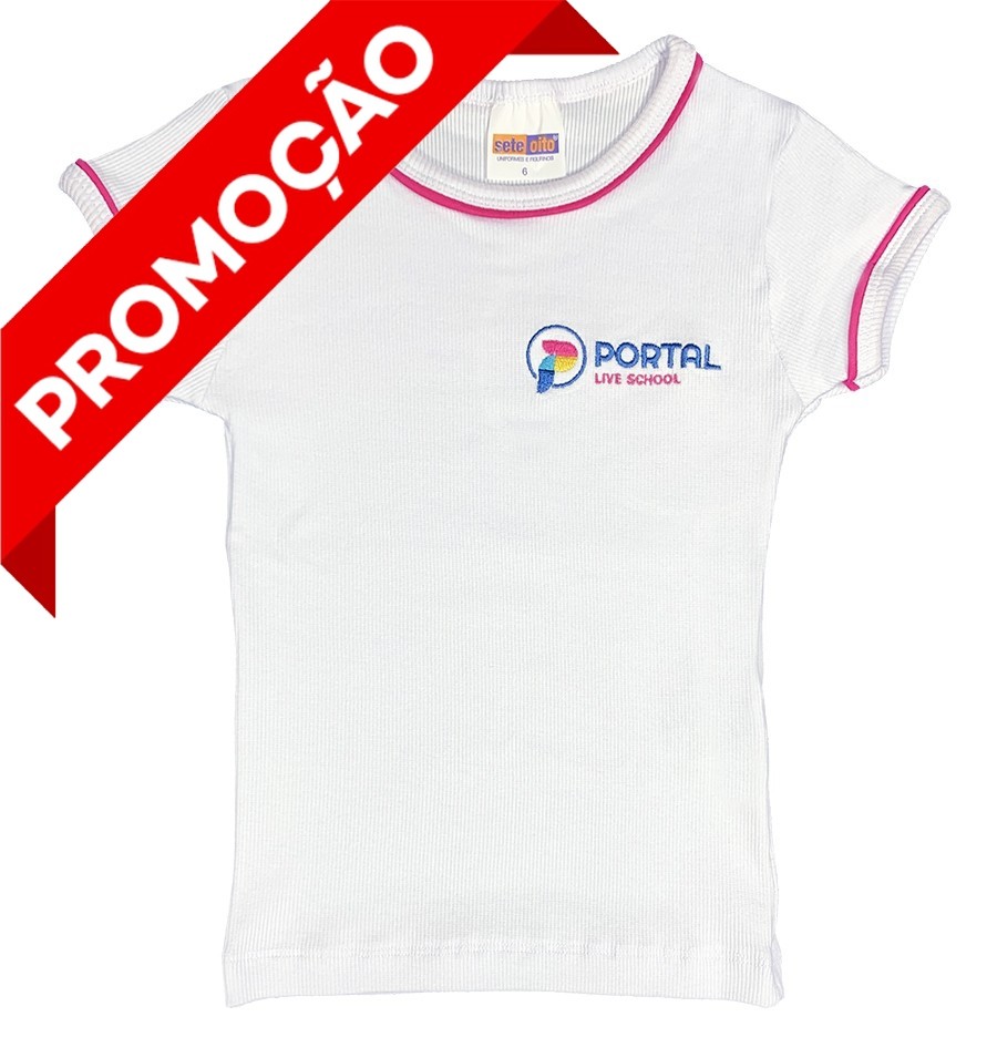 Baby Look Canelada Manga Curta (OUTLET)