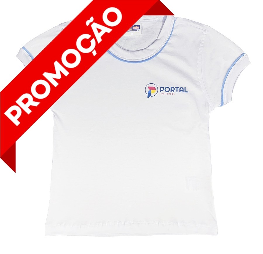 Camiseta Algodão Manga Curta Logo Pequena (OUTLET)
