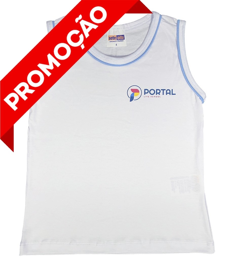 Camiseta Algodão Regata (OUTLET)