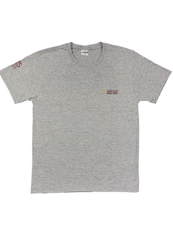 Camiseta Cinza Manga Curta