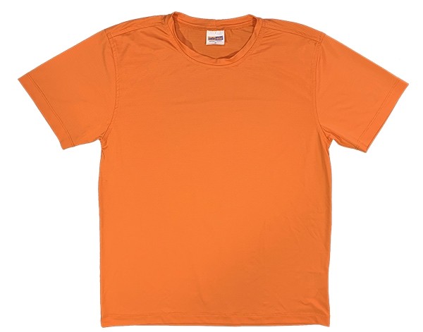 Camiseta Dry Manga Curta Laranja