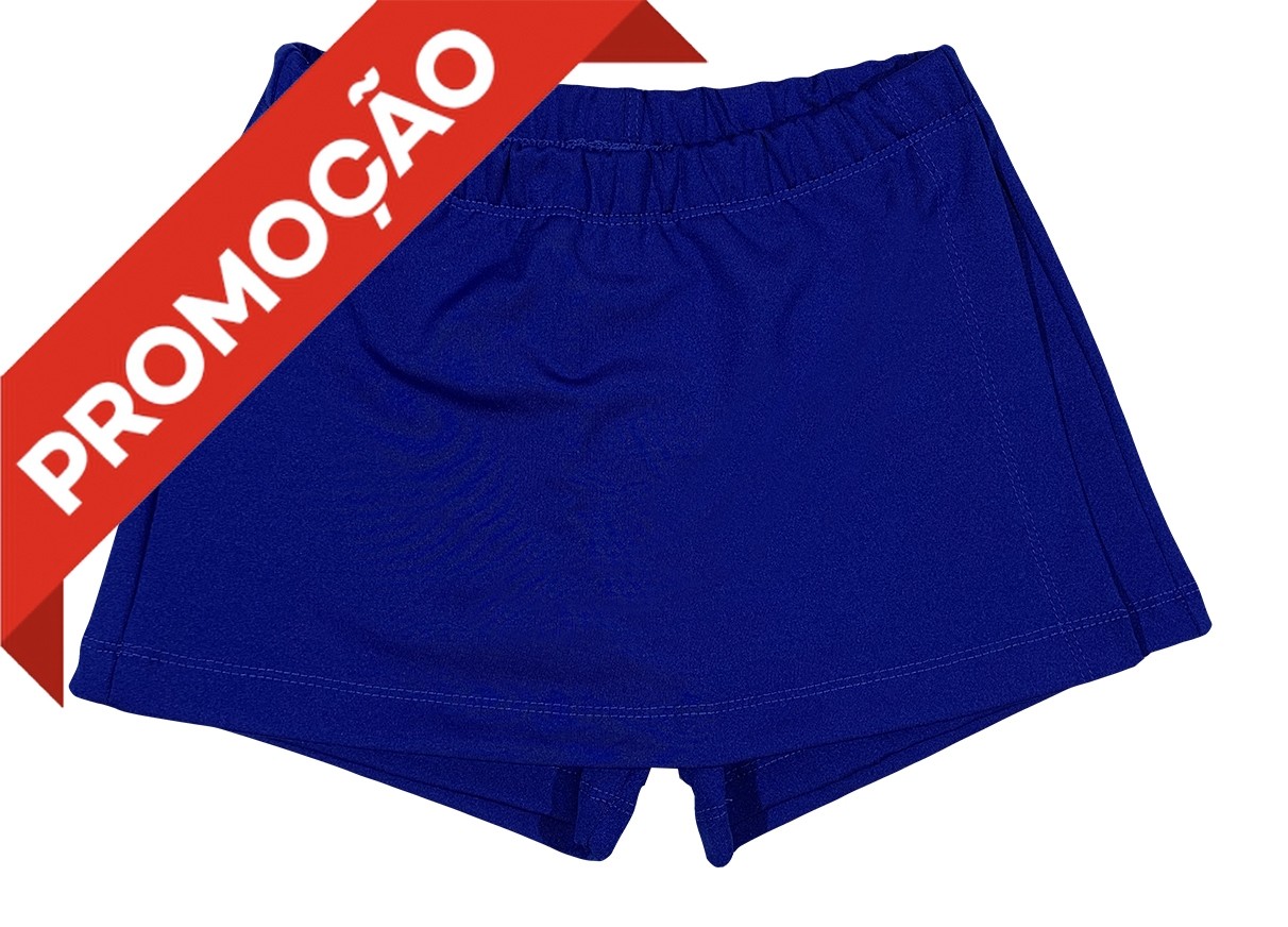 Short Saia Azul Royal (OUTLET)