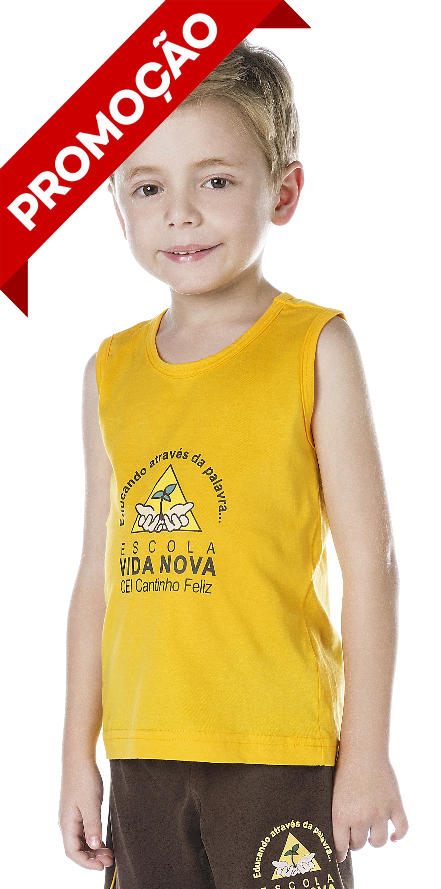 INFANTIL - Camiseta Algodão Regata (OUTLET)