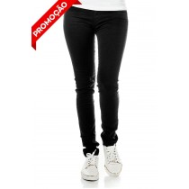 Calça de Sarja Preta Feminina (OUTLET)