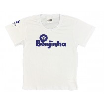 Camiseta Algodão Manga Curta Branca Bonjinha