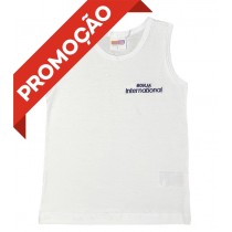 Camiseta Algodão Regata Branca (OUTLET)