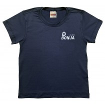 Camiseta Dry Poliamida Manga Curta Azul Marinho