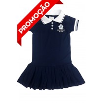 Vestido Polo Manga Curta (OUTLET)