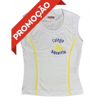 Baby Look Algodão Regata Branca (OUTLET)