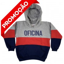 Blusão de Moletom com Capuz 3 Cores (OUTLET)