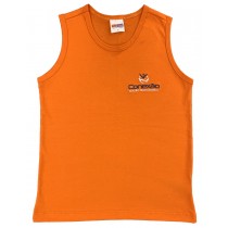 Camiseta Algodão Regata Laranja