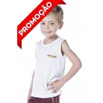 Camiseta Algodão Regata Branca (OUTLET)