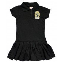 Vestido Polo Manga Curta + Shorts Preto