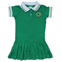 Vestido Polo Manga Curta + Shorts Verde Bandeira