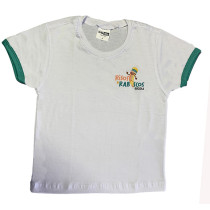 Camiseta Algodão Manga Curta Branca