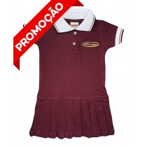 Vestido Polo Manga Curta (OUTLET)