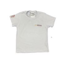 CAMISETA DRY POLIAMIDA MANGA CURTA BRANCA