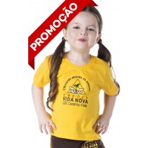 INFANTIL - Camiseta Algodão Manga Curta (OUTLET)