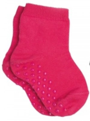 Meia Lupo Baby Com Antiderrapante Rosa