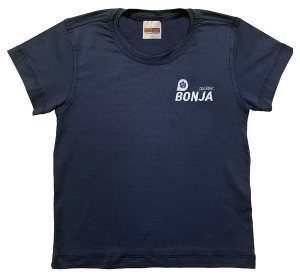 Camiseta Dry Poliamida Manga Curta Azul Marinho