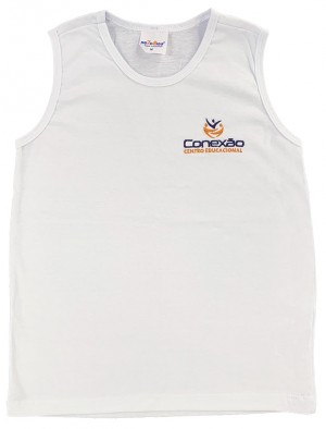 Camiseta Algodão Regata Branca