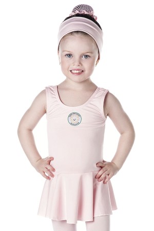 Collant de Ballet Regata com Saia Rosa