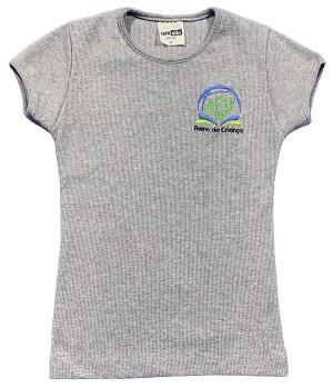 Baby Look Canelada Manga Curta