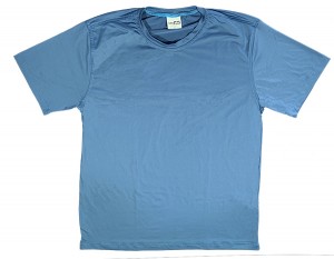 Camiseta Dry Manga Curta Azul