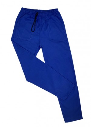 Calça de Brim Azul Royal